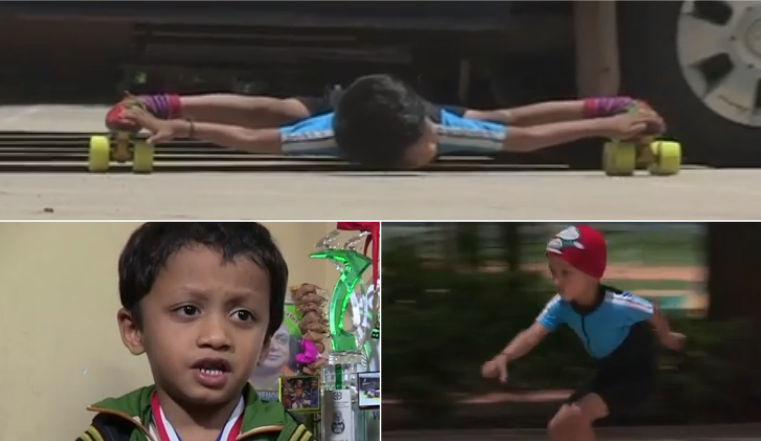 Rullskridskor, Barn, Indien, Guinness Rekordbok